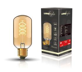 4600122  Classic Style LED T45 Tubular E27 Dimmable 4W 2100K 200lm